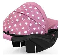 Bayer Deluxe With Cannopy-pink/dotted (67976ab) Doll Pink Kids