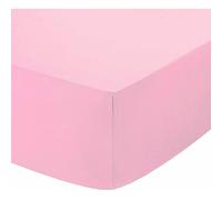 (Pink, Double) Fitted Sheet 100% Egyptian Cotton 200 Thread Count