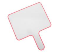 Pink Double Sided Dry Erase Answer Paddle with Handle for Classroom | Plastic and Metal Build, Smooth Writing Surface, Resists Cracking and Warping, for Quizzes