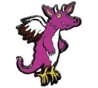 Pawprint Family | Pink Dragon Enamel Pin Badge | Julia Donaldson and Axel Scheffler's Zog Official Merchandise