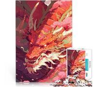 Pink DragonPuzzles for Adults 1000 Piece Challenging To Complete But Fun And Humorous is ideal as a gift for the whole family 38x26cm