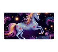 Pink Dream Unicorn-1309 Cushioned Kitchen Runner Rug Mat Stain Resistant, Easy Wipe Clean for House Sink Office,15.7"x29.5"in