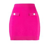 Pink Eco Mini Skirt with Pocket- female- Michael Kors- Short Skirts- Pink- S- Skirts S