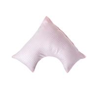 (Pink) Egyptian Cotton Super Soft V Shaped Pillowcase 330 Thread Count