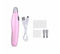 Pink Electric Eraser with 16 Replacement Refills, USB Charging Refillable Rubbers, Automatic Pencil Eraser for Artists, Draftsman