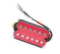 Pink Electric Guitar Humbucker Pickup Coil Spliting Dual Coill Pickup 4 Conduct Cable Output Electric Guitar Parts Replacement (Color : Neck)
