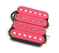 Pink Electric Guitar Humbucker Pickup Coil Spliting Dual Coill Pickup 4 Conduct Cable Output Electric Guitar Parts Replacement (Color : Set)