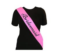 Pink **Elegant** Hen Party Sash - (Sashes with BLACK font) Beautiful sashes (Bridesmaid)