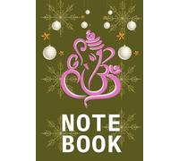Pink elephant head notebook on modern Olive Green background: Sleek Journal for Notes and Ideas