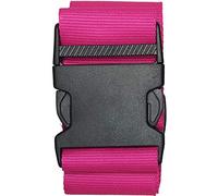 Pink EMBROIDERED Luggage Strap - Safe Luggage 180cm x 5cm EMBROIDERY (Pink)