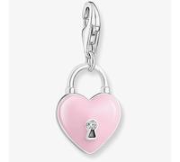 Pink Enamel Be Mine Heart Padlock Charm 2071-691-9 Thomas Sabo Pink One Size