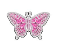 Pink Enamel Pins - Custom Flowers, Flash, Tiger & Dollar Brooches for Lapels, Normal, Non-precious metal