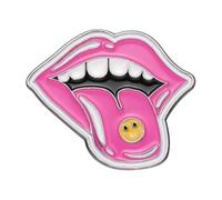 Pink Enamel Pins - Custom Flowers, Flash, Tiger & Dollar Brooches for Lapels, Normal, Non-precious metal