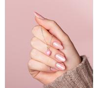 Pink Enamelled Heart Necklace - Sterling Silver