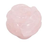 Pink Energy Quartz Stone, Home Decoration and Decoration of The Labor Office, Spiritual Glass Adorno for Meditation, Zen or Work Space (Pétalos de Flores)