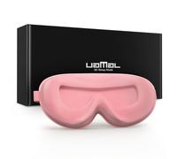 Pink Eye Mask, 100% Blackout Sleep Masks for Women, Eye Mask for Sleeping, 3D Eye Masks, Zero Pressure Sleeping Mask with Adjustable Strap, Silk Eye Masks, Premium Pink Sleep Mask