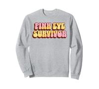 Pink Eye Survivor Funny Sarcastic Medical Humor Fighter Sweatshirt