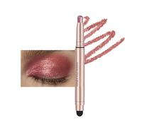 Pink Eyeshadow Stick, Shimmer Metallic Eyeshadow Pencil, Highly Pigmented Long Lasting Creamy Pink Glitter Eye Shadow Pencil Crayon Waterproof Eyeliner Pen Create Glitter Eye Contour