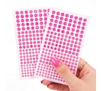 Pink Face & Nail Gems - 440 Stick On Diamante Rhinestones by unel