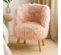 Pink Faux Fur Chair | Kids