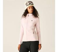 Pink female 12 Dare 2b Women's Ventura Hooded Stretch Midlayer Pink, Size: 12