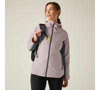 Regatta Women's Frina Panelled Hooded Walking Waterproof Jacket in Pale Lilac | Size: 12 Regatta Pale Lilac 12