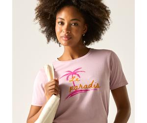 Pink female 24 Regatta Women's Filandra VX T-Shirt Pink, Size: 24