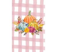 Pink Feminine Gingham Pumpkin Fall Floral Notebook Journal - A Charming Autumn Fall Journal Gift for Women, Moms, Daughters, Friends & More | 100 ... Creativity, Daily To Dos, Gratitute, etc.