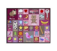 'Pink First Words'| Framed Giclee Art