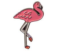 Pink Flamingo Bird Metal Enamelled Pin Badge Lapel Badge XJKB1-06