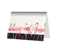 Pink Flamingo Birds On Background Greetings Romantic Card With Envelopes, Send To A Close Friend,Phnom Penh Pearl Paper Greeting Card