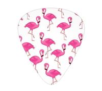 Pink Flamingo Guitar Plectrums 12 Pieces For Ukulele Bass Instrument Accessories