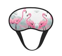 Pink Flamingo It is a Black-Rimmed Eye mask. The Soft Eye mask can Improve Sleep Quality and is Suitable for Indoors, Outdoors and Traveling.