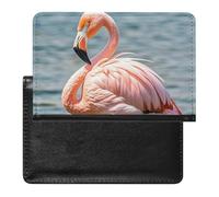 Pink Flamingo Passport Holder ID Card Protector Case Holder Travel Pack Unisex-adult Waterproof Passport
