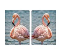 Pink Flamingo Passport Holder Personalized Passport Wallet for Women Men Travel Document Organizer Holder