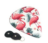 Pink Flamingo Pattern Guitar Pickfor Pickups For Acoustic Electric Guitar Bass Ukulele