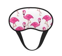 Pink Flamingo Print Adjustable Eye Cover for Sleeping, Comfortable, Pressure-Free and Breathable Sleeping Masks