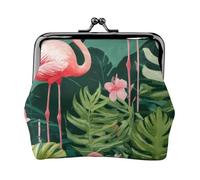 Pink Flamingo Print Versatile Coin Purse Exquisite Mini Wallet Cute Change Pouch for Any Occasion