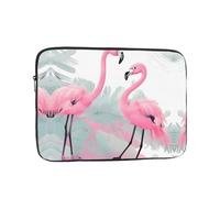 Pink Flamingo Printed Laptop Organizer - 15 Inch, Perfect for Business Casual or School Laptop Carrying Bag