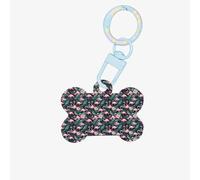 Pink Flamingo Printing Acrylic Dog Bone Ornament Pet Tags Key Chain Holiday for Lovers Dogs Gift