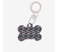Pink Flamingo Printing Acrylic Dog Bone Ornament Pet Tags Key Chain Holiday for Lovers Dogs Gift