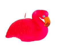 Pink Flamingo Sitting Small Candle