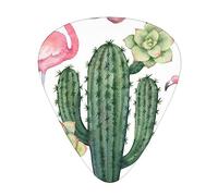 Pink Flamingo Succulent Plants High-Quality, Wear-Resistant And Tough Guitar Picks Give You A Different Musical Experience
