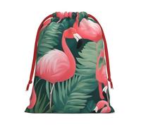 Pink Flamingo Succulent Plants Print Comfortable Gift Lightweight Bag Easy Clean Storage Bags Reusable Multipurpose Use