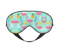 Pink Flamingo Super Soft and Comfortable Eyeshade with Adjustable Strap Zero Eye Pressure Eye Cover