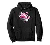 PINK FLAMINGO Watercolor Design | Bird Painter Tee Pullover Hoodie