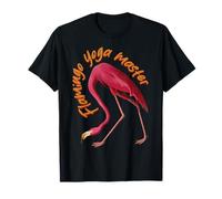 Pink Flamingo Yoga T-Shirt