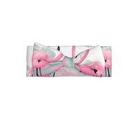 Pink FlamingoBow headband, patterned baby bow hair accessory, suitable for newborns, infants, and everyday wear