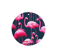 Pink Flamingos Printing 10 Pcs Car Air Freshener Hanging Sheets Scented Hanging Sheets With Rope For Home