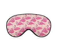 Pink Flamingos Sleep Eye Mask Cute Blindfold Eye Covers Eyeshade for Women Men Gifts